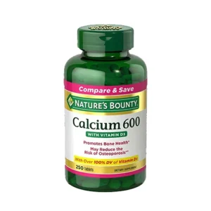 Calcium 600 With Vitamin D3 250’s Tablets